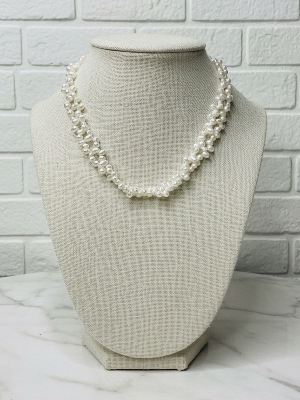 Freshwater Pearl Double Strand Necklace